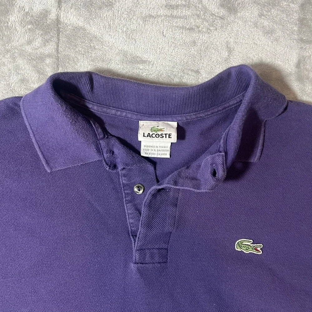 Lacoste Polo Shirt Mens Large Classic Croc Short Sleeve Casual Golf Tennis Top - Picture 3 of 6